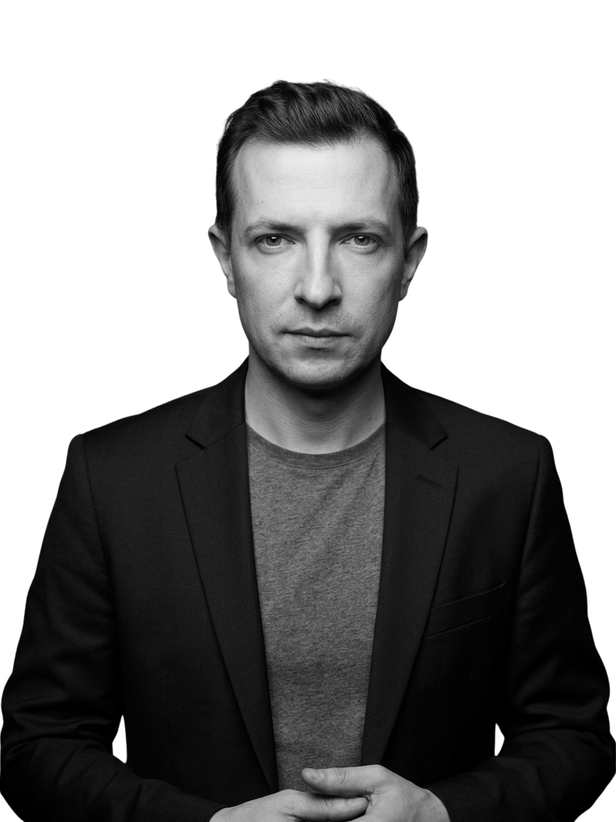 Portret Adama Hanczyna na ciemnym tle